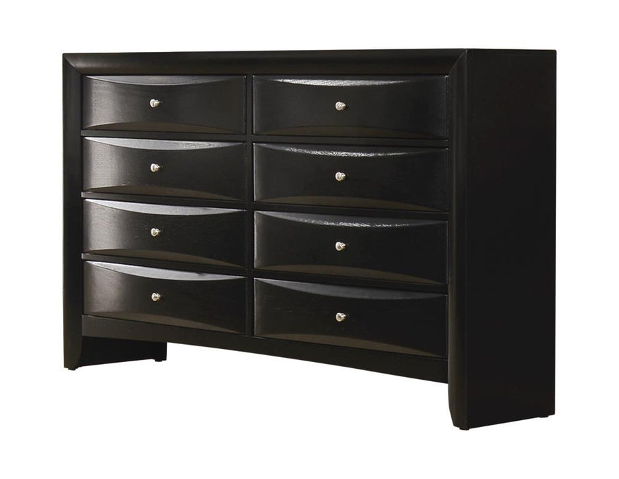 Briana Rectangular 8-drawer Dresser Black - Premium Dresser from Coaster Z2 Standard - Just $572! Shop now at Furniture Wholesale Plus  We are the best furniture store in Nashville, Hendersonville, Goodlettsville, Madison, Antioch, Mount Juliet, Lebanon, Gallatin, Springfield, Murfreesboro, Franklin, Brentwood