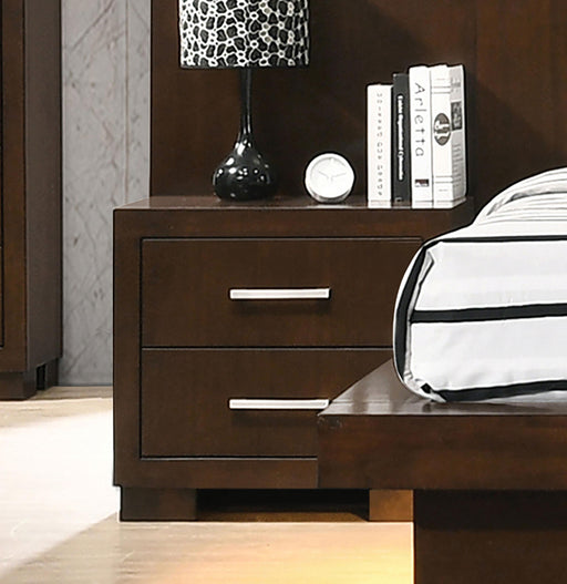 Jessica 2-drawer Nightstand Cappuccino - Premium Nightstand from Coaster Z2 Standard - Just $240! Shop now at Furniture Wholesale Plus  We are the best furniture store in Nashville, Hendersonville, Goodlettsville, Madison, Antioch, Mount Juliet, Lebanon, Gallatin, Springfield, Murfreesboro, Franklin, Brentwood