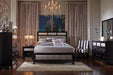 Barzini Bedroom Set with Upholstered Headboard Black - Premium Bedroom Set from Coaster Z2 Standard - Just $1538! Shop now at Furniture Wholesale Plus  We are the best furniture store in Nashville, Hendersonville, Goodlettsville, Madison, Antioch, Mount Juliet, Lebanon, Gallatin, Springfield, Murfreesboro, Franklin, Brentwood