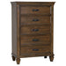 Franco 5-piece Eastern King Storage Bedroom Set Burnished Oak - Premium Bedroom Set from Coaster Z2 Standard - Just $3178! Shop now at Furniture Wholesale Plus  We are the best furniture store in Nashville, Hendersonville, Goodlettsville, Madison, Antioch, Mount Juliet, Lebanon, Gallatin, Springfield, Murfreesboro, Franklin, Brentwood