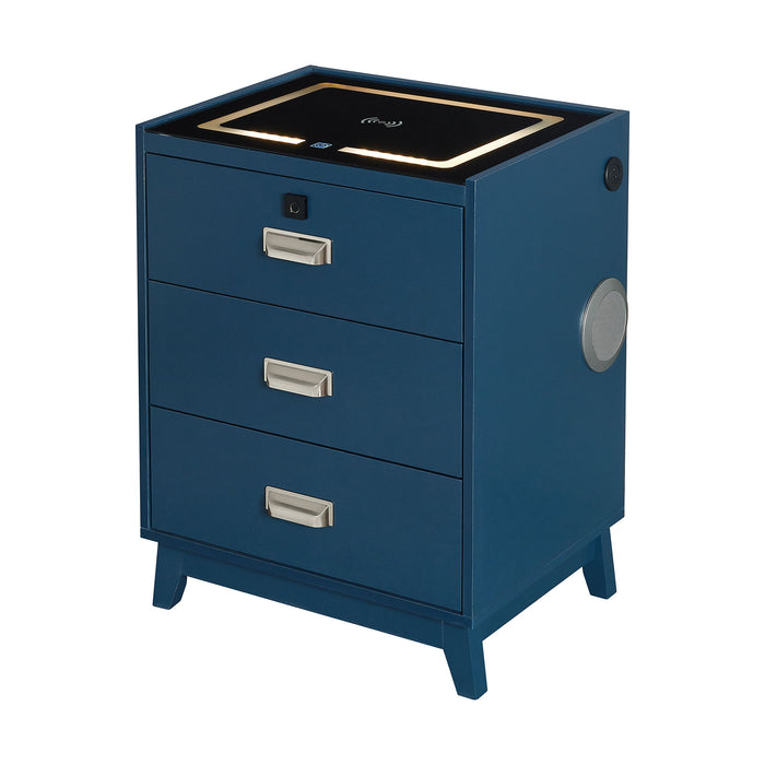 Rio - Nightstand With Electronic Features – Nightstands w/ Charging Stations by Elements International at Furniture Wholesale Plus , Nashville furniture store