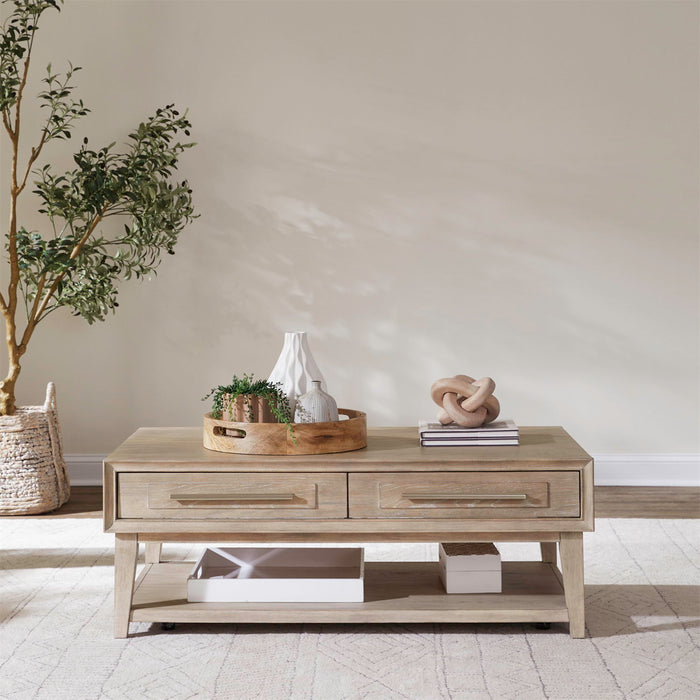 Brentwood - Cocktail Table - Sandstone – Cocktail Tables by Liberty Furniture at Furniture Wholesale Plus , Nashville furniture store