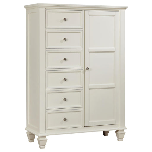 Sandy Beach 8-drawer Door Chest Storage Cream White - Premium Chest from Coaster Z2 Standard - Just $858! Shop now at Furniture Wholesale Plus  We are the best furniture store in Nashville, Hendersonville, Goodlettsville, Madison, Antioch, Mount Juliet, Lebanon, Gallatin, Springfield, Murfreesboro, Franklin, Brentwood