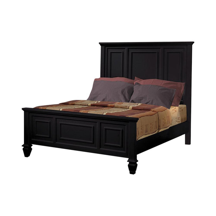 Sandy Beach California King Panel Bed with High Headboard Black - Premium Bed from Coaster Z2 Standard - Just $682! Shop now at Furniture Wholesale Plus  We are the best furniture store in Nashville, Hendersonville, Goodlettsville, Madison, Antioch, Mount Juliet, Lebanon, Gallatin, Springfield, Murfreesboro, Franklin, Brentwood