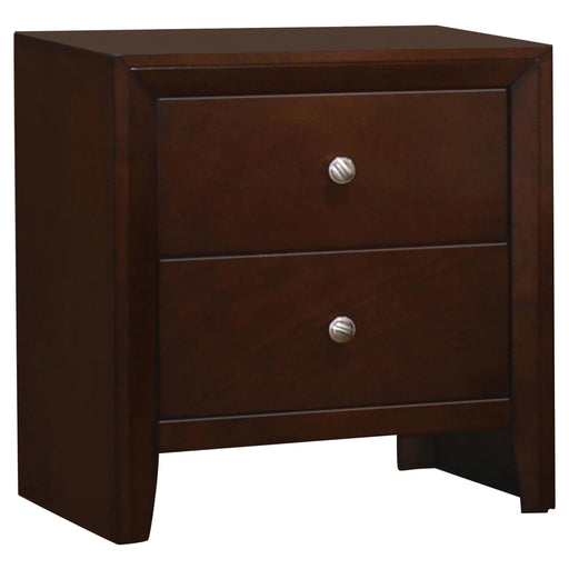 Serenity Rectangular 2-drawer Nightstand Rich Merlot - Premium Nightstand from Coaster Z2 Standard - Just $144! Shop now at Furniture Wholesale Plus  We are the best furniture store in Nashville, Hendersonville, Goodlettsville, Madison, Antioch, Mount Juliet, Lebanon, Gallatin, Springfield, Murfreesboro, Franklin, Brentwood