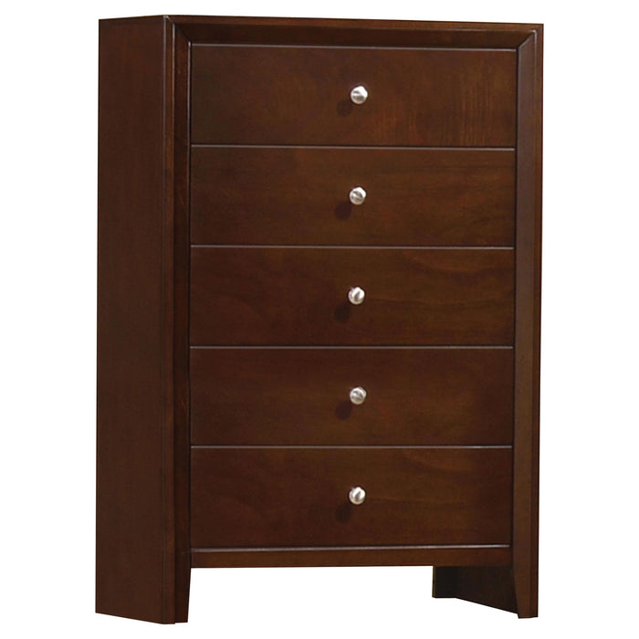 Serenity Rectangular 5-drawer Chest Rich Merlot - Premium Chest from Coaster Z2 Standard - Just $332! Shop now at Furniture Wholesale Plus  We are the best furniture store in Nashville, Hendersonville, Goodlettsville, Madison, Antioch, Mount Juliet, Lebanon, Gallatin, Springfield, Murfreesboro, Franklin, Brentwood