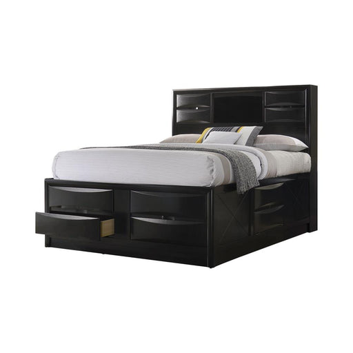 Briana Eastern King Platform Storage Bed Black - Premium Bed from Coaster Z2 Standard - Just $1110! Shop now at Furniture Wholesale Plus  We are the best furniture store in Nashville, Hendersonville, Goodlettsville, Madison, Antioch, Mount Juliet, Lebanon, Gallatin, Springfield, Murfreesboro, Franklin, Brentwood