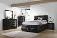 Briana Storage Bedroom Set with Bookcase Headboard Black - Premium Bedroom Set from Coaster Z2 Standard - Just $1990! Shop now at Furniture Wholesale Plus  We are the best furniture store in Nashville, Hendersonville, Goodlettsville, Madison, Antioch, Mount Juliet, Lebanon, Gallatin, Springfield, Murfreesboro, Franklin, Brentwood