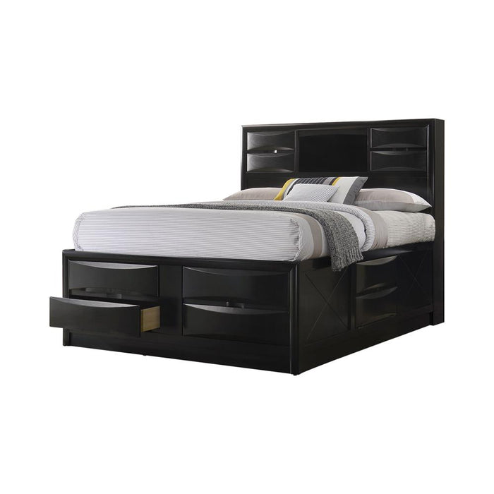 Briana California King Platform Storage Bed Black - Premium Bed from Coaster Z2 Standard - Just $1110! Shop now at Furniture Wholesale Plus  We are the best furniture store in Nashville, Hendersonville, Goodlettsville, Madison, Antioch, Mount Juliet, Lebanon, Gallatin, Springfield, Murfreesboro, Franklin, Brentwood