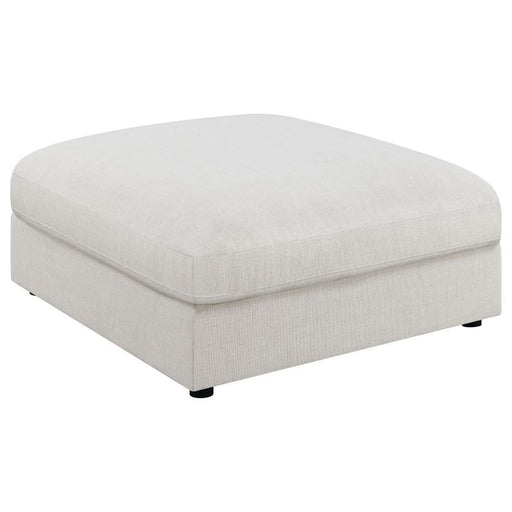 Serene - Square Upholstered Ottoman – Upholstered Ottomans by CoasterEssence at Furniture Wholesale Plus , Nashville furniture store