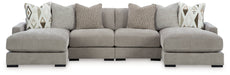 Aslan Court Sofa Pit Sectional - Premium Sectional from Ashley Furniture - Just $1918.10! Shop now at Furniture Wholesale Plus  We are the best furniture store in Nashville, Hendersonville, Goodlettsville, Madison, Antioch, Mount Juliet, Lebanon, Gallatin, Springfield, Murfreesboro, Franklin, Brentwood