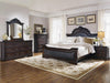 Cambridge Eastern King Panel Bed Cappuccino and Brown - Premium Bed from Coaster Z2 Standard - Just $770! Shop now at Furniture Wholesale Plus  We are the best furniture store in Nashville, Hendersonville, Goodlettsville, Madison, Antioch, Mount Juliet, Lebanon, Gallatin, Springfield, Murfreesboro, Franklin, Brentwood