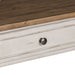 Morgan Creek - Sofa Table - Antique White / Wirebrushed Tobacco Accents – Sofa Tables by Liberty Furniture at Furniture Wholesale Plus , Nashville furniture store