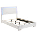 Felicity Full Panel Bed with LED Lighting Glossy White - Premium Bed from Coaster Z2 Standard - Just $446! Shop now at Furniture Wholesale Plus  We are the best furniture store in Nashville, Hendersonville, Goodlettsville, Madison, Antioch, Mount Juliet, Lebanon, Gallatin, Springfield, Murfreesboro, Franklin, Brentwood