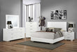 Felicity 5-piece Eastern King Bedroom Set Glossy White - Premium Bedroom Set from Coaster Z2 Standard - Just $2198! Shop now at Furniture Wholesale Plus  We are the best furniture store in Nashville, Hendersonville, Goodlettsville, Madison, Antioch, Mount Juliet, Lebanon, Gallatin, Springfield, Murfreesboro, Franklin, Brentwood