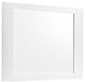 Felicity Rectangle Dresser Mirror Glossy White - Premium Mirror from Coaster Z2 Standard - Just $140! Shop now at Furniture Wholesale Plus  We are the best furniture store in Nashville, Hendersonville, Goodlettsville, Madison, Antioch, Mount Juliet, Lebanon, Gallatin, Springfield, Murfreesboro, Franklin, Brentwood