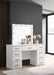 Felicity 9-drawer Vanity Desk with Lighted Mirror Glossy White - Premium Vanity Set from Coaster Z2 Standard - Just $958! Shop now at Furniture Wholesale Plus  We are the best furniture store in Nashville, Hendersonville, Goodlettsville, Madison, Antioch, Mount Juliet, Lebanon, Gallatin, Springfield, Murfreesboro, Franklin, Brentwood