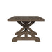 Yellowstone - Dining Table With 2X12" Leaves - Gray – Dining Tables with Extensions by Elements International at Furniture Wholesale Plus , Nashville furniture store