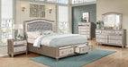 Bling Game 5-Piece Storage Bedroom Set Metallic Platinum Queen - Premium Bedroom Set from Coaster Z2 Standard - Just $3878! Shop now at Furniture Wholesale Plus  We are the best furniture store in Nashville, Hendersonville, Goodlettsville, Madison, Antioch, Mount Juliet, Lebanon, Gallatin, Springfield, Murfreesboro, Franklin, Brentwood