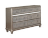 Bling Game 7-drawer Dresser Metallic Platinum - Premium Dresser from Coaster Z2 Standard - Just $1040! Shop now at Furniture Wholesale Plus  We are the best furniture store in Nashville, Hendersonville, Goodlettsville, Madison, Antioch, Mount Juliet, Lebanon, Gallatin, Springfield, Murfreesboro, Franklin, Brentwood