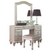 Bling Game 3-piece Vanity Set Metallic Platinum - Premium Vanity Set from Coaster Z2 Standard - Just $1130! Shop now at Furniture Wholesale Plus  We are the best furniture store in Nashville, Hendersonville, Goodlettsville, Madison, Antioch, Mount Juliet, Lebanon, Gallatin, Springfield, Murfreesboro, Franklin, Brentwood