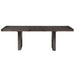 Evan - Dining Table - Brown – Dining Tables with Extensions by Steve Silver Furniture at Furniture Wholesale Plus , Nashville furniture store