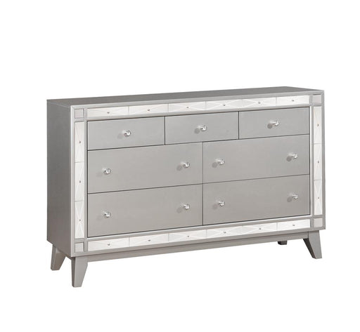 Leighton 7-drawer Dresser Metallic Mercury - Premium Dresser from Coaster Z2 Standard - Just $736! Shop now at Furniture Wholesale Plus  We are the best furniture store in Nashville, Hendersonville, Goodlettsville, Madison, Antioch, Mount Juliet, Lebanon, Gallatin, Springfield, Murfreesboro, Franklin, Brentwood