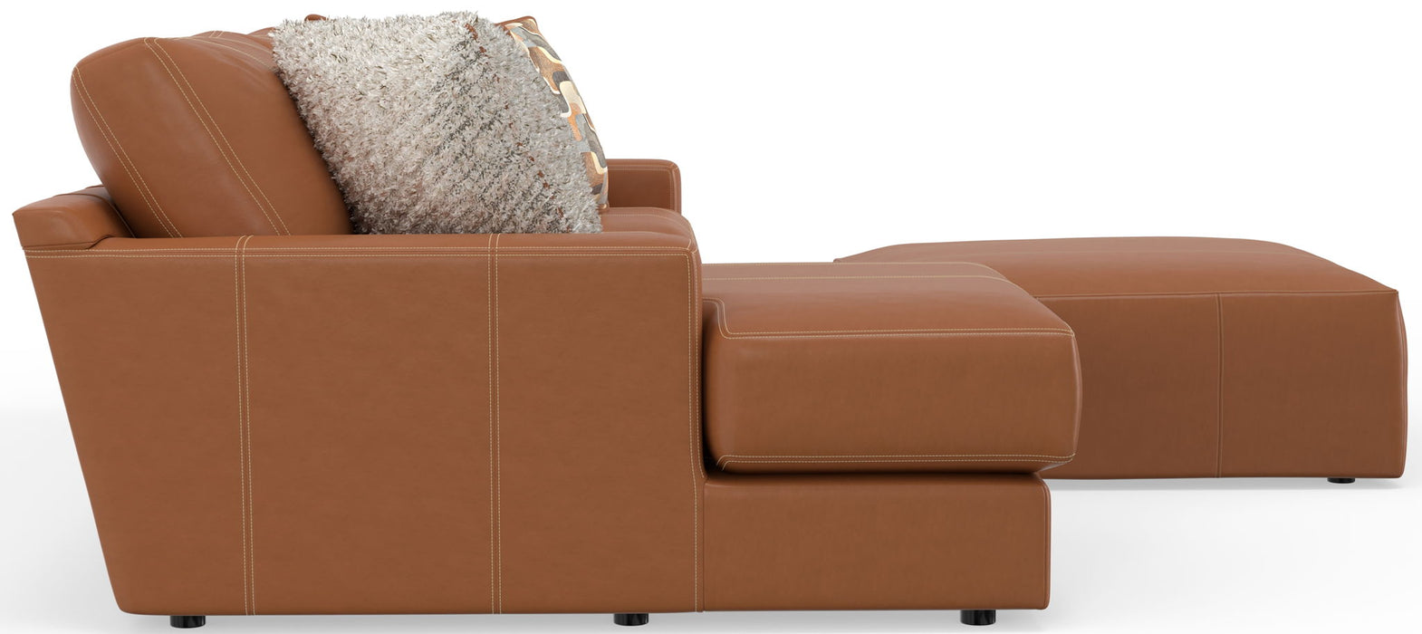Minori - Italian Leather Sofa / Chaise And Cocktail Ottoman – 2 Piece Living Room Sets by Jackson at Furniture Wholesale Plus , Nashville furniture store