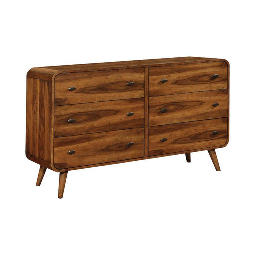 Robyn 6-drawer Dresser Dark Walnut - Premium Dresser from Coaster Z2 Standard - Just $724! Shop now at Furniture Wholesale Plus  We are the best furniture store in Nashville, Hendersonville, Goodlettsville, Madison, Antioch, Mount Juliet, Lebanon, Gallatin, Springfield, Murfreesboro, Franklin, Brentwood