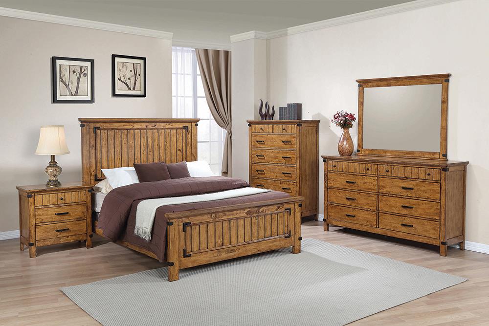 Brenner 5-Piece Panel Bedroom Set Rustic Honey Full - Premium Youth Bedroom Set from Coaster Z2 Standard - Just $1918! Shop now at Furniture Wholesale Plus  We are the best furniture store in Nashville, Hendersonville, Goodlettsville, Madison, Antioch, Mount Juliet, Lebanon, Gallatin, Springfield, Murfreesboro, Franklin, Brentwood