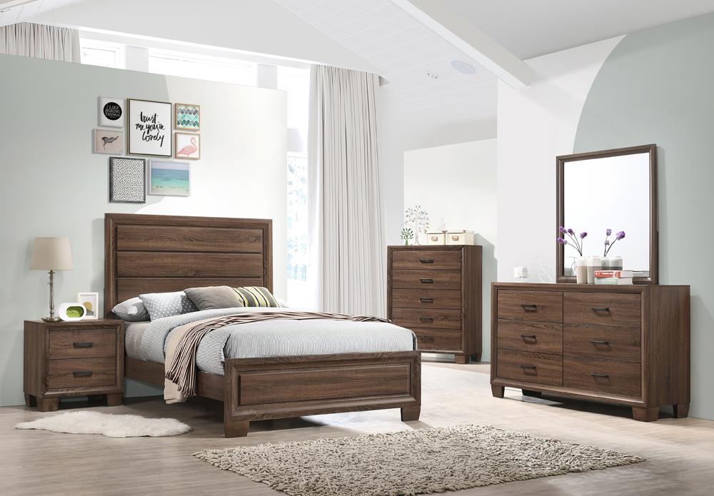 Brandon 4-piece Full Panel Bedroom Set Medium Warm Brown - Premium Youth Bedroom Set from Coaster Z2 Standard - Just $858! Shop now at Furniture Wholesale Plus  We are the best furniture store in Nashville, Hendersonville, Goodlettsville, Madison, Antioch, Mount Juliet, Lebanon, Gallatin, Springfield, Murfreesboro, Franklin, Brentwood