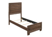 Brandon Twin Panel Bed Medium Warm Brown - Premium Bed from Coaster Z2 Standard - Just $246! Shop now at Furniture Wholesale Plus  We are the best furniture store in Nashville, Hendersonville, Goodlettsville, Madison, Antioch, Mount Juliet, Lebanon, Gallatin, Springfield, Murfreesboro, Franklin, Brentwood