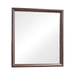 Brandon Framed Dresser Mirror Medium Warm Brown - Premium Mirror from Coaster Z2 Standard - Just $72! Shop now at Furniture Wholesale Plus  We are the best furniture store in Nashville, Hendersonville, Goodlettsville, Madison, Antioch, Mount Juliet, Lebanon, Gallatin, Springfield, Murfreesboro, Franklin, Brentwood