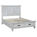 Franco Eastern King Storage Bed Antique White - Premium Bed from Coaster Z2 Standard - Just $1078! Shop now at Furniture Wholesale Plus  We are the best furniture store in Nashville, Hendersonville, Goodlettsville, Madison, Antioch, Mount Juliet, Lebanon, Gallatin, Springfield, Murfreesboro, Franklin, Brentwood