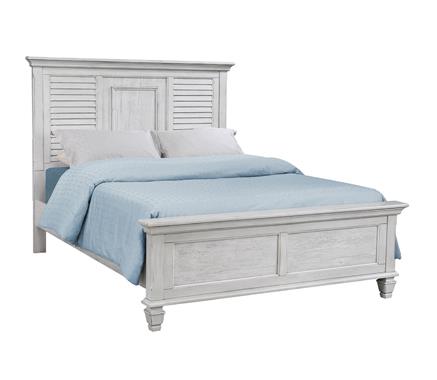 Franco Queen Panel Bed Antique White - Premium Bed from Coaster Z2 Standard - Just $578! Shop now at Furniture Wholesale Plus  We are the best furniture store in Nashville, Hendersonville, Goodlettsville, Madison, Antioch, Mount Juliet, Lebanon, Gallatin, Springfield, Murfreesboro, Franklin, Brentwood