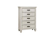 Franco 5-drawer Chest Antique White - Premium Chest from Coaster Z2 Standard - Just $680! Shop now at Furniture Wholesale Plus  We are the best furniture store in Nashville, Hendersonville, Goodlettsville, Madison, Antioch, Mount Juliet, Lebanon, Gallatin, Springfield, Murfreesboro, Franklin, Brentwood