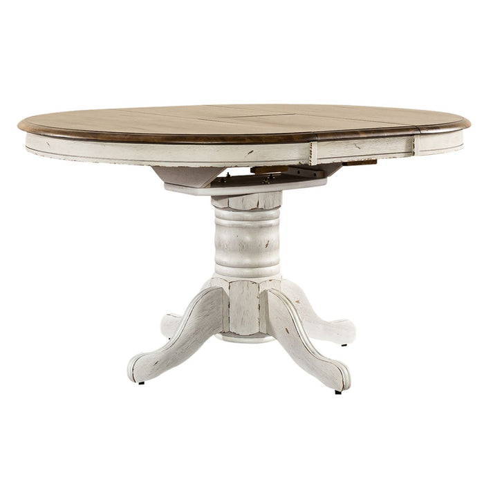 Carolina Crossing - Pedestal Table Set – 3 Piece Dining Room Sets by Liberty Furniture at Furniture Wholesale Plus , Nashville furniture store