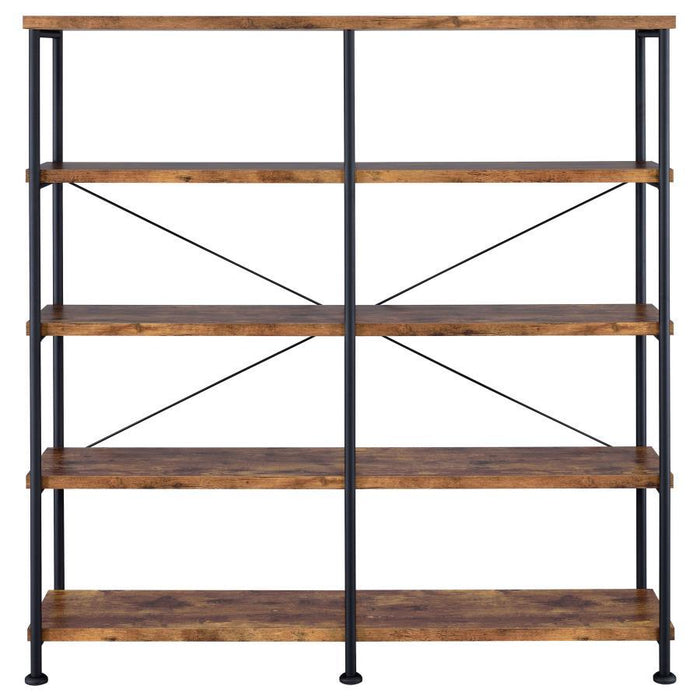 Analiese - 4-Shelf Double Bookshelf - Premium Standard Bookcases from CoasterEveryday - Just $309! Shop now at Furniture Wholesale Plus  We are the best furniture store in Nashville, Hendersonville, Goodlettsville, Madison, Antioch, Mount Juliet, Lebanon, Gallatin, Springfield, Murfreesboro, Franklin, Brentwood