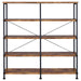 Analiese - 4-Shelf Double Bookshelf - Premium Standard Bookcases from CoasterEveryday - Just $309! Shop now at Furniture Wholesale Plus  We are the best furniture store in Nashville, Hendersonville, Goodlettsville, Madison, Antioch, Mount Juliet, Lebanon, Gallatin, Springfield, Murfreesboro, Franklin, Brentwood