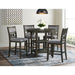 Amherst - Counter Dining Set – 5 Piece Dining Room Sets by Elements International at Furniture Wholesale Plus , Nashville furniture store