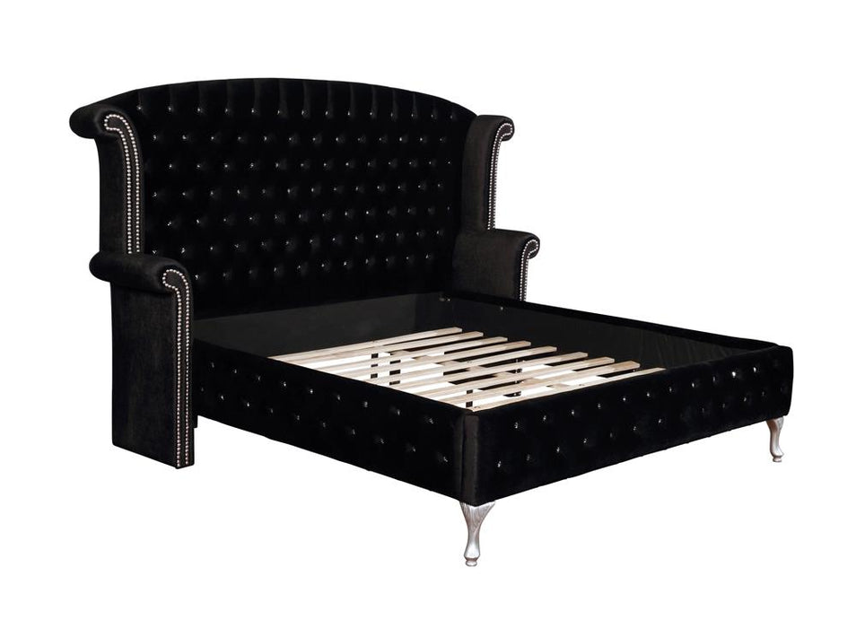 Deanna Eastern King Tufted Upholstered Bed Black - Premium Bed from Coaster Z2 Standard - Just $1198! Shop now at Furniture Wholesale Plus  We are the best furniture store in Nashville, Hendersonville, Goodlettsville, Madison, Antioch, Mount Juliet, Lebanon, Gallatin, Springfield, Murfreesboro, Franklin, Brentwood