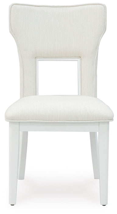 Chalanna - Dining Upholstered Side Chair (Set of 2) - White – Chair Sets by Signature Design by Ashley® at Furniture Wholesale Plus , Nashville furniture store