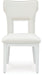 Chalanna - Dining Upholstered Side Chair (Set of 2) - White – Chair Sets by Signature Design by Ashley® at Furniture Wholesale Plus , Nashville furniture store