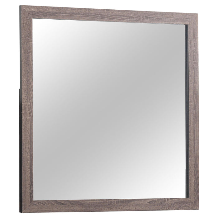 Brantford Rectangle Dresser Mirror Barrel Oak - Premium Mirror from Coaster Z2 Standard - Just $80! Shop now at Furniture Wholesale Plus  We are the best furniture store in Nashville, Hendersonville, Goodlettsville, Madison, Antioch, Mount Juliet, Lebanon, Gallatin, Springfield, Murfreesboro, Franklin, Brentwood