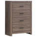 Brantford 4-drawer Chest Barrel Oak - Premium Chest from Coaster Z2 Standard - Just $288! Shop now at Furniture Wholesale Plus  We are the best furniture store in Nashville, Hendersonville, Goodlettsville, Madison, Antioch, Mount Juliet, Lebanon, Gallatin, Springfield, Murfreesboro, Franklin, Brentwood