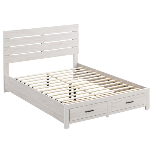 Brantford Eastern King Storage Bed Coastal White - Premium Bed from Coaster Z2 Standard - Just $358! Shop now at Furniture Wholesale Plus  We are the best furniture store in Nashville, Hendersonville, Goodlettsville, Madison, Antioch, Mount Juliet, Lebanon, Gallatin, Springfield, Murfreesboro, Franklin, Brentwood