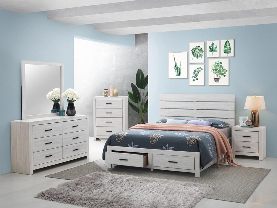 Brantford 4-piece Queen Storage Bedroom Set Coastal White - Premium Bedroom Set from Coaster Z2 Standard - Just $890! Shop now at Furniture Wholesale Plus  We are the best furniture store in Nashville, Hendersonville, Goodlettsville, Madison, Antioch, Mount Juliet, Lebanon, Gallatin, Springfield, Murfreesboro, Franklin, Brentwood