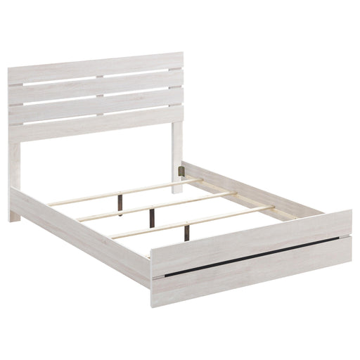 Brantford Eastern King Panel Bed Coastal White - Premium Bed from Coaster Z2 Standard - Just $166! Shop now at Furniture Wholesale Plus  We are the best furniture store in Nashville, Hendersonville, Goodlettsville, Madison, Antioch, Mount Juliet, Lebanon, Gallatin, Springfield, Murfreesboro, Franklin, Brentwood