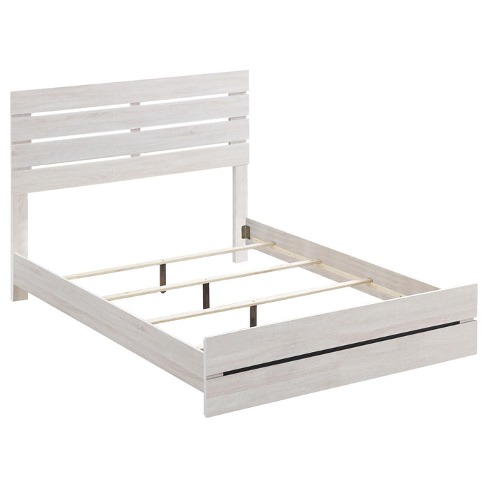 Brantford Queen Panel Bed Coastal White - Premium Bed from Coaster Z2 Standard - Just $146! Shop now at Furniture Wholesale Plus  We are the best furniture store in Nashville, Hendersonville, Goodlettsville, Madison, Antioch, Mount Juliet, Lebanon, Gallatin, Springfield, Murfreesboro, Franklin, Brentwood