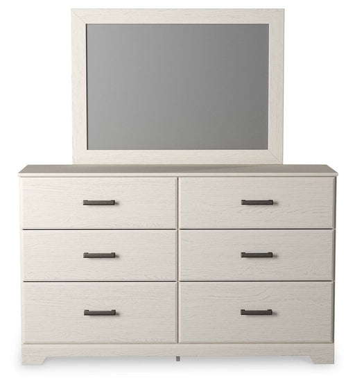 Stelsie - Dresser, Mirror - White – Dresser & Mirror by Signature Design by Ashley® at Furniture Wholesale Plus , Nashville furniture store